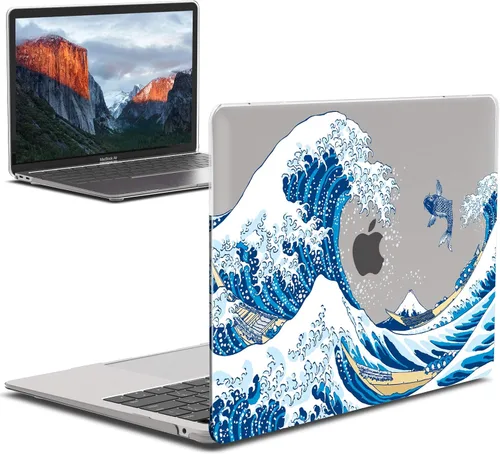 Vista 20 de IBENZER Carcasa rígida para MacBook Air de 13 pulgadas, 2020, 2019, 2018, nueva versión A2179, A1932, carcasa rígida para Apple Mac Air 13 Retina