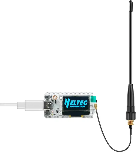 Vista 5 de Antena LoRa de 915MHz de Slinkdsco con 10dBi de ganancia, antena omnidireccional SMA macho de largo alcance de 17cm (2 juegos), Meshtastic