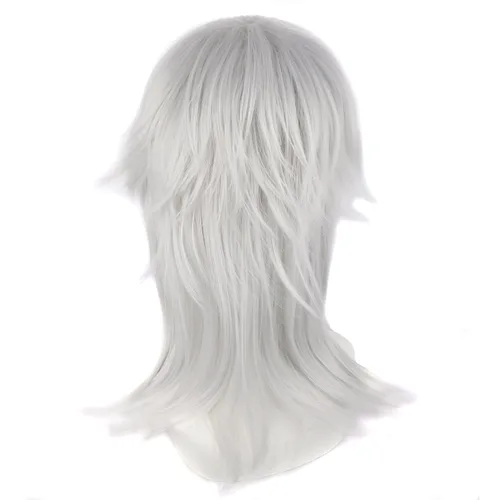 Vista 4 de MapofBeauty - Peluca para cosplay, plateado (Silver#1)