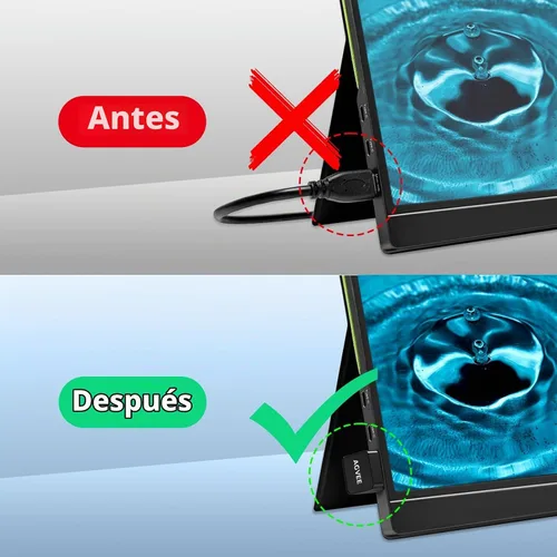Vista 2 de AGVEE 1 paquete de adaptador HDMI macho a HDMI hembra en forma de U, 8K