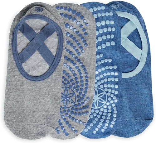Vista 16 de Gaiam Grippy Studio Yoga Socks for Extra Grip in Standard or Hot Yoga