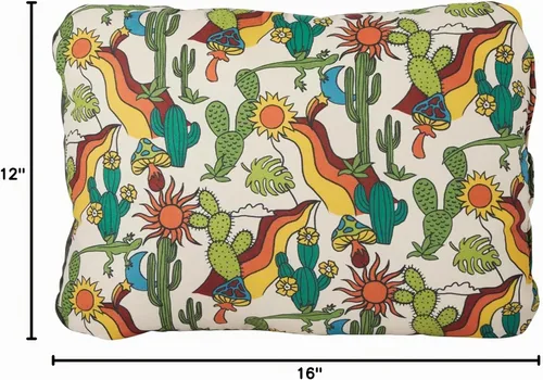 Vista 7 de Therm-a-Rest Almohada Compresible Cinch para Acampar y Mochilero, Pequeña - 12 x 16 Pulgadas, Desierto