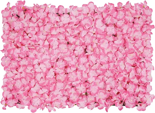Vista 48 de Paneles de pared de flores artificiales de 16 x 24 pulgadas, tapetes de pared de flores de seda para jardín al aire libre, patio, valla, valla de 4
