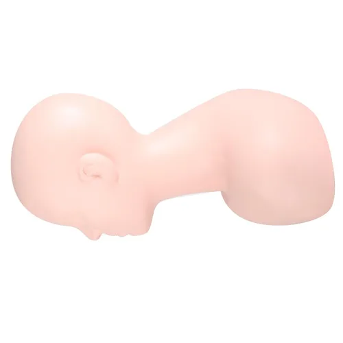 Vista 9 de Cabeza de maniquí de práctica de maquillaje, cabeza de práctica de tacto suave, modelo de práctica de micro cuchilla, para pestañas, injerto