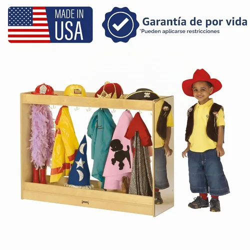 Vista 2 de Jonti-Craft 09121JC - Isla grande de vestir (35 x 48 x 15 pulgadas)