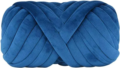 Vista 5 de Hilo de Algodón Grueso para Tejer con los Brazos Crochet Super Saver Jumbo Gigante Voluminoso Premier Hilo para Hacer Mantas para Casa de Mascotas