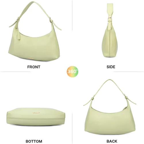 Vista 7 de Montana West Monederos medianos de hombro para mujer, bolsos Hobo Crescent