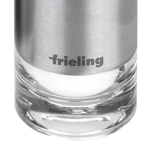 Vista 4 de Frieling USA Sylva - Salero o pimentero acrílico, 3.3 x 1.7 pulgadas, transparente/acero inoxidable