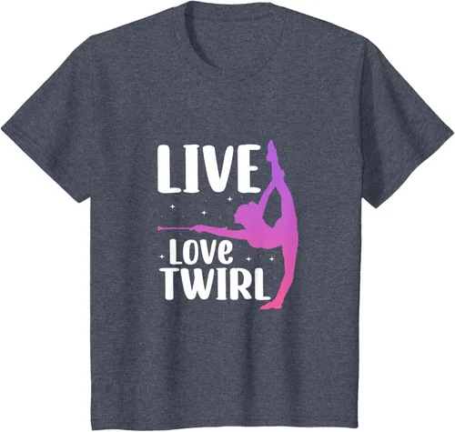 Vista 46 de Camiseta Twirl Baton Twirling Twirler Majorettes, Negro