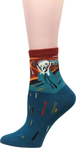 Vista 6 de Wish Island Calcetines novedosos de algodón para mujer, paquete de 45