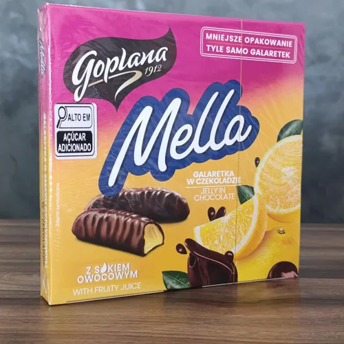 Vista 4 de Jutrzenka MELLA - Gelatina de limón recubierta de cocolato, 6.7 onzas
