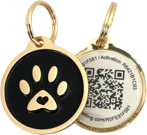 Vista 9 de Etiqueta de identificación para mascotas con código QR de Pet Dwelling – Etiquetas inteligentes para perros y gatos para la seguridad de las pata