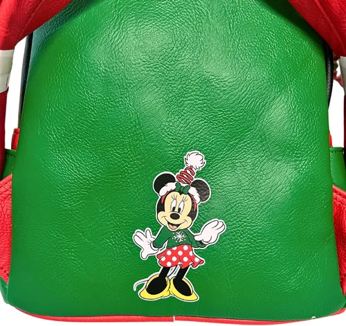 Vista 7 de Loungefly Exclusiva bolsa de hombro de Minnie de Disney con tres lazos perfumados intercambiables, Multi