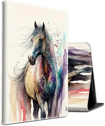 Vista 76 de Funda para tablet Fire 7 (12ª generación, versión 2022), delgada, a prueba de golpes, delgada, de piel sintética, con función de apagado/encendido
