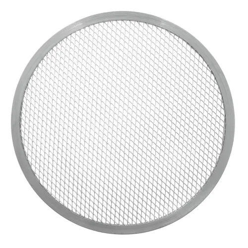 Vista 8 de American Metalcraft 18731 Pantalla rectangular de aluminio para hornear pizza, 11" L x 16" W