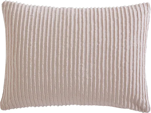 Vista 19 de Beatrice Home Fashions Colcha de chenilla Channel, King, color azul
