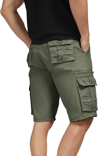 Vista 4 de Alalaso Mens Cargo Shorts Relaxed-Fit Ripstop Lightweight Pants Hiking Outdoor Work Short Trousers with Multi-Pocket