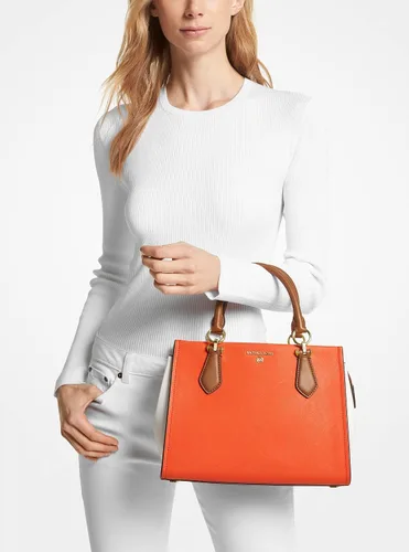 Vista 2 de Michael Kors Marilyn - Bolso mediano, Óptica Naranja Multi