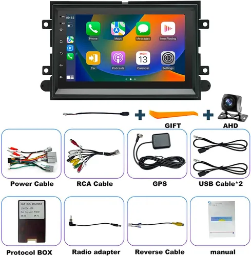 Vista 7 de 5GWifi Actualización Android Radio de Coche para Ford F150 2004-2008, F250 F350 2006-2016,Estéreo de Coche para Mustang Escape Fusion Edge Explorer