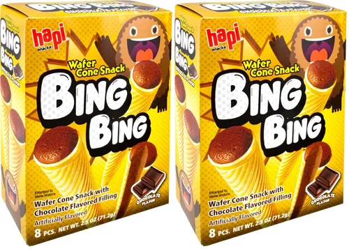 Vista 3 de Hapi Bing Bing - Bocadillo de helado de chocolate, 2.51 onzas