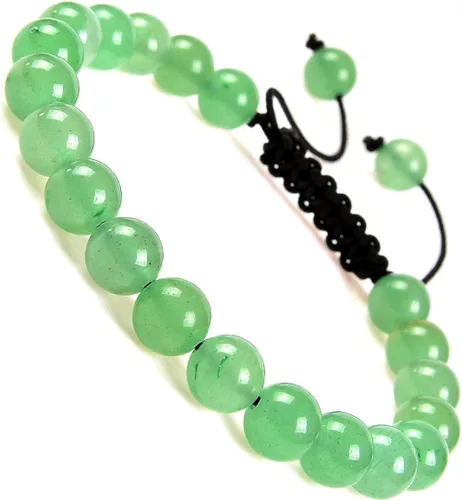 Vista 21 de MASSIVE BEADS - Pulseras ajustables unisex de cuentas de cristal de piedras preciosas con poder curativo natural, de macramé Piedras de 7 chakras