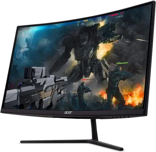 Vista 2 de acer EI272UR Pbmiiipx 27" 1500R Curvo WQHD (2560 x 1440) Monitor VA para juegos con tecnología AMD Radeon FreeSync2 HDR, 144Hz, pantalla certificada