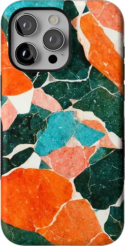 Vista 129 de Funda Casely para iPhone 15 Pro Max Todas las sonrisas Adhesivo de cara sonriente Compatible con MagSafe Diseño protector audaz