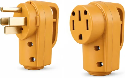 Vista 13 de Enchufe macho de repuesto para autocaravana 30A, TT-30P para cable Negro