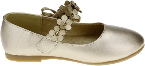 Vista 4 de Maxu Kids PU Flower Slip on Flats Fashion Oxford