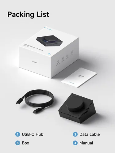 Vista 9 de Concentrador USB C de Hagibi con botones de acceso directo, estación de acoplamiento RGB tipo C con HDMI 4K@60Hz, PD de 100W, USB-C de 5Gbps, 2