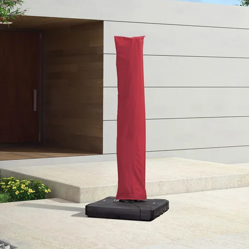 Vista 14 de PURPLE LEAF Cubierta Pequeña para Sombrilla de Patio Parasol Resistente a UV para Exteriores Cubierta para Sombrilla Offset Cantilever