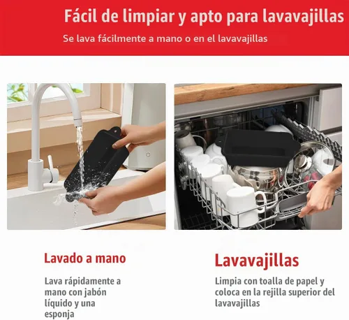 Vista 6 de Paquete de 2 Forros de Silicona para Tazas de Grasa Blackstone para Plancha de 36 28 22 17 Pulgadas, Forro Reutilizable para Bandeja de Grasa