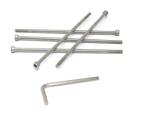 Vista 276 de iexcell Kit de tornillos de cabeza hexagonal de acero inoxidable 304, 100 unidades M2 x 0.157 in, paso de rosca de 0.016 in