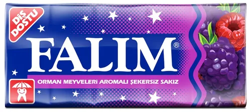 Vista 2 de Falim Chicle liso - Forrest Fruits Flavoured- 20 5 = 100 piezas