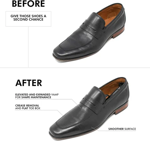 Vista 2 de Ambran 5 pares de árboles de zapatos ajustables, moldeador de zapatos y estirador de zapatos, ideal para todos los zapatos, tacones y tenis, UNISEX