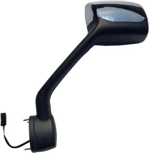 Vista 7 de Espejo de Capó de Repuesto Cromado Compatible con Kenworth T680 Peterbilt 579 587 (Lado del Conductor (LH) Negro)
