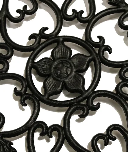 Vista 2 de Nuvo Iron Inserto decorativo para cercas, puertas, hogar, jardín, redondo, 15 pulgadas