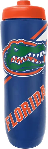Vista 13 de Party Animal NCAA Texas A&M Aggies - Botella de agua exprimible Slim, lightweight BPA-free sports water bottle with quick-flow squeeze; fits