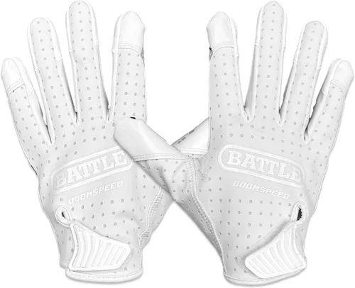 Vista 9 de Battle Guantes deportivos con receptor de velocidad Doom Blanco