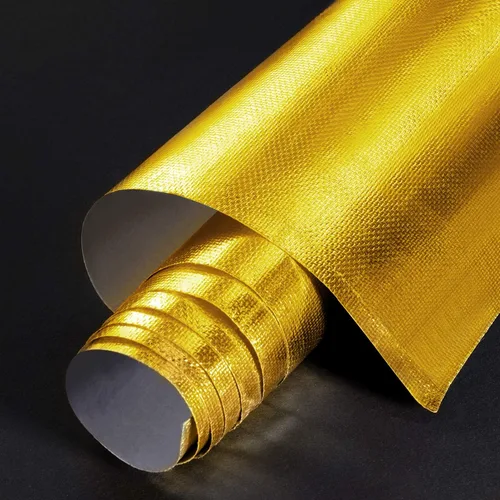 Vista 10 de BBTO Cinta de protección contra el calor con respaldo adhesivo, protector térmico de fibra de vidrio aluminizada, barrera de protección contra
