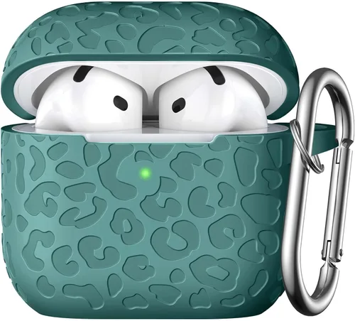 Vista 53 de Funda para Airpod Case y 2ª Generación con Diseño Leropard Grabado Compatible con Apple AirPods 2ª/1ª Generación de Carga, Bonita Protección