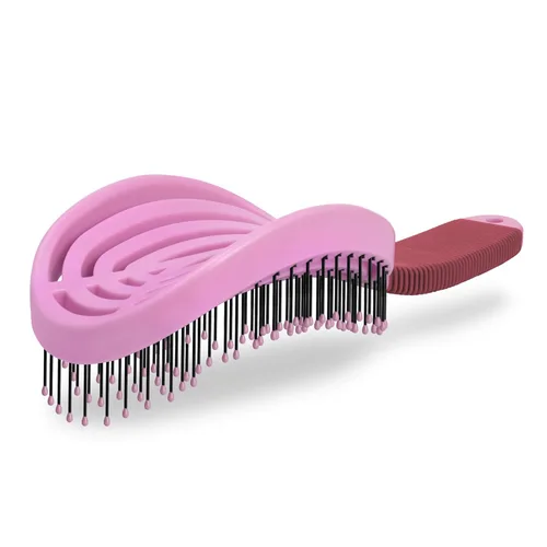 Vista 21 de NuWay® DoubleC PRO® - Cepillo patentado para el cuidado del cuero cabelludo, diseño de doble curva para masaje del cuero cabelludo