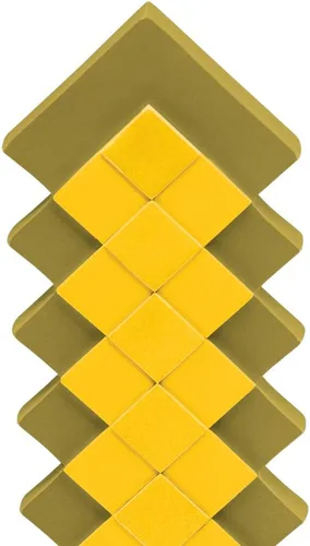 Vista 2 de Espada dorada de Minecraft, accesorio oficial de disfraz de Minecraft para niños, tamaño individual