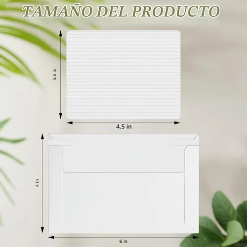 Vista 2 de 200 piezas de suministros de envío de tarjetas de intercambio Blanco