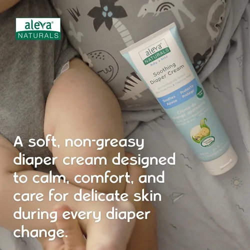 Vista 2 de Aleva Naturals Crema calmante para pañales, 3.4 fl oz 37937 Blanco