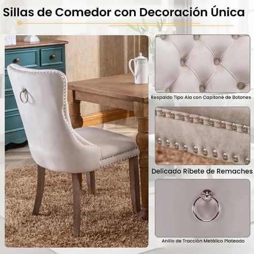 Vista 8 de Juego de 4 mesas de comedor redondas de 5 piezas para 4, 43.3 a 59 pulgadas, extensibles, redondas a ovaladas, juego de 4, mesas de comedor de Mesa