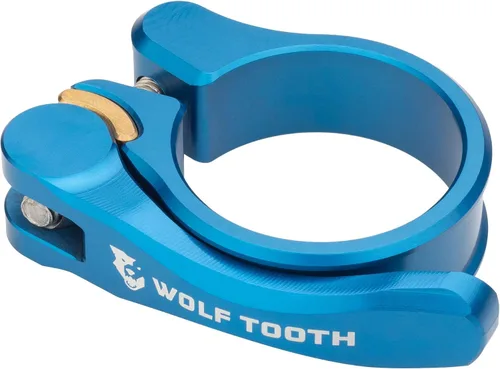 Vista 12 de Wolf Tooth Abrazadera de tija de sillín de liberación rápida QR - 1.126 in, verde