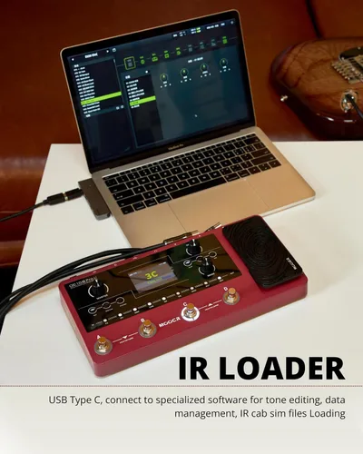 Vista 5 de MOOER GE150 Pro Li batería incorporada multi efectos con sistema inalámbrico de guitarra inalámbrica Air P05