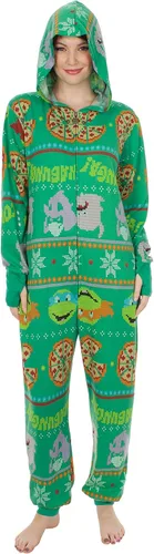 Vista 3 de Teenage Mutant Ninja Turtles Mono de pijama, de una pieza, color verde