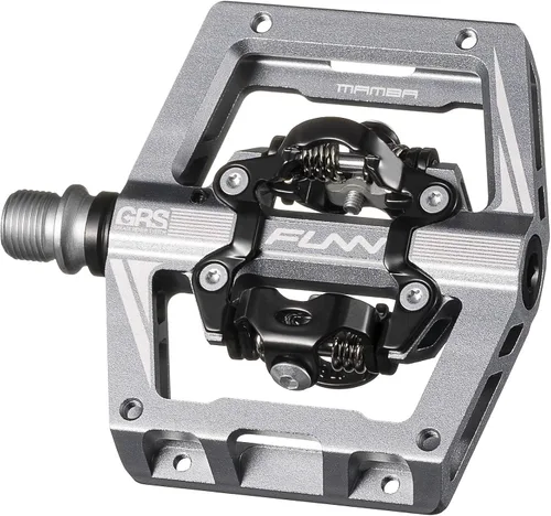 Vista 9 de Funn Mamba S MTB - Pedales sin clip de doble cara, pedales de bicicleta de montaña de plataforma compacta, compatibles con tacos SPD, pedales